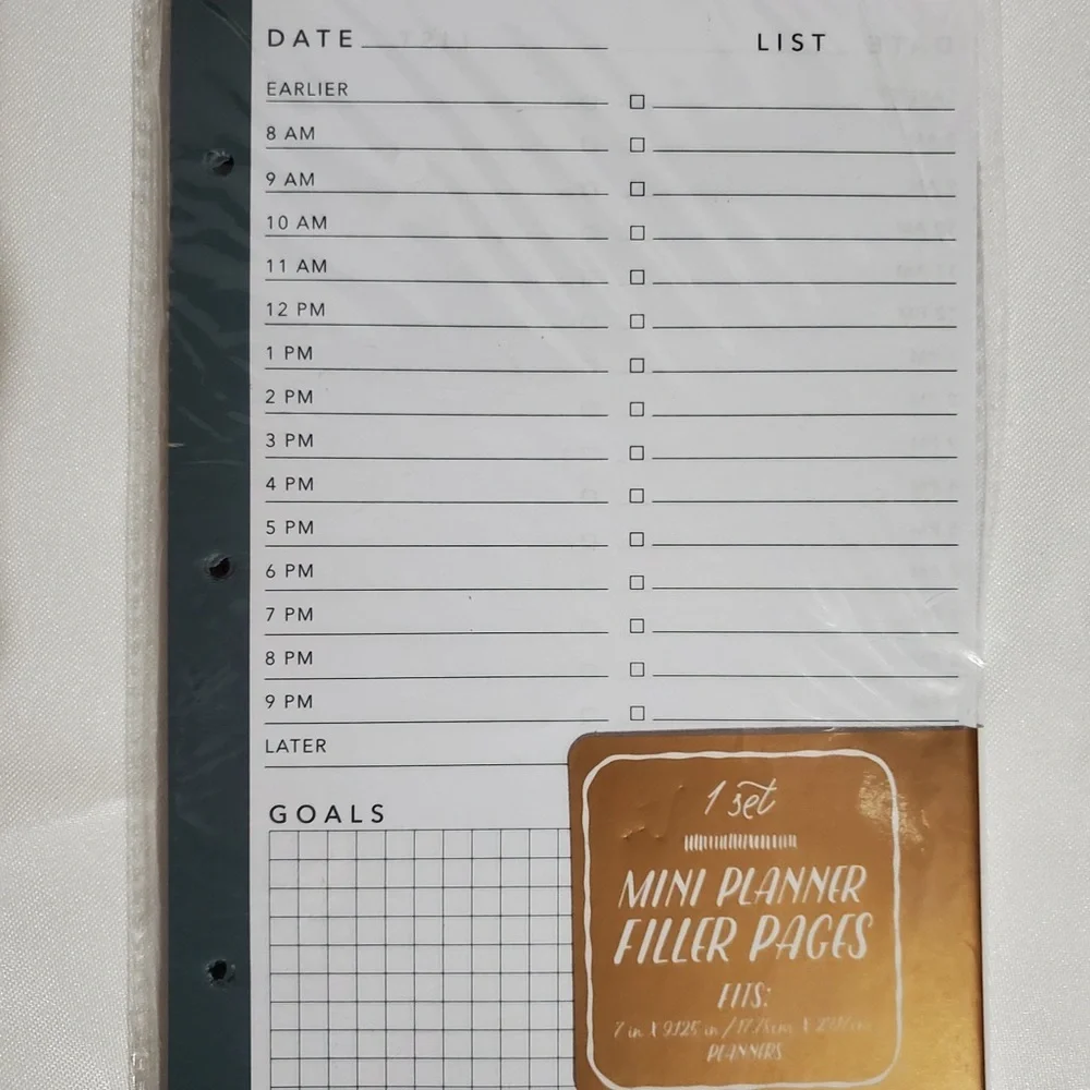 🆕Mini day planner set schedule organizer